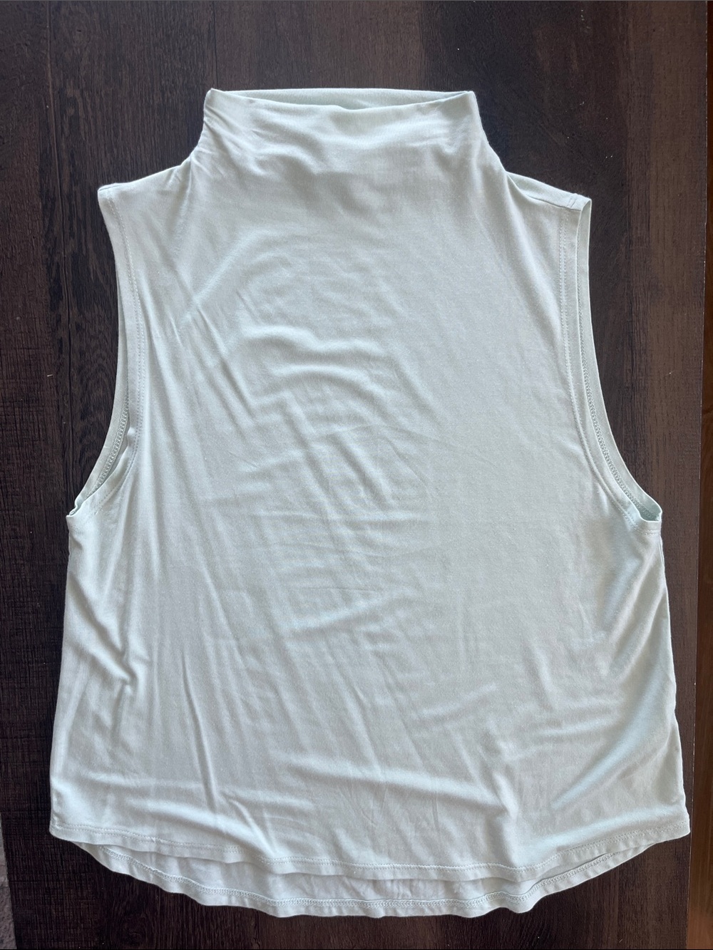 Aritzia Babaton Sleeveless Mock Neck Tank Top - Pale Mint